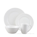 Porcelain Dinner Set White Bone Tableware Set